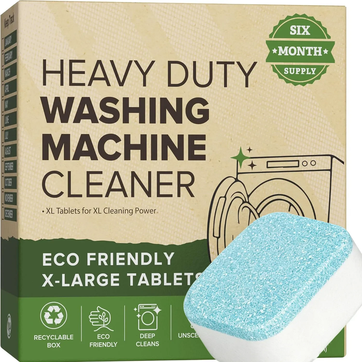 Heavy Equipment Washing - Tabletas descalcificadoras y desodorizantes para lavadoras