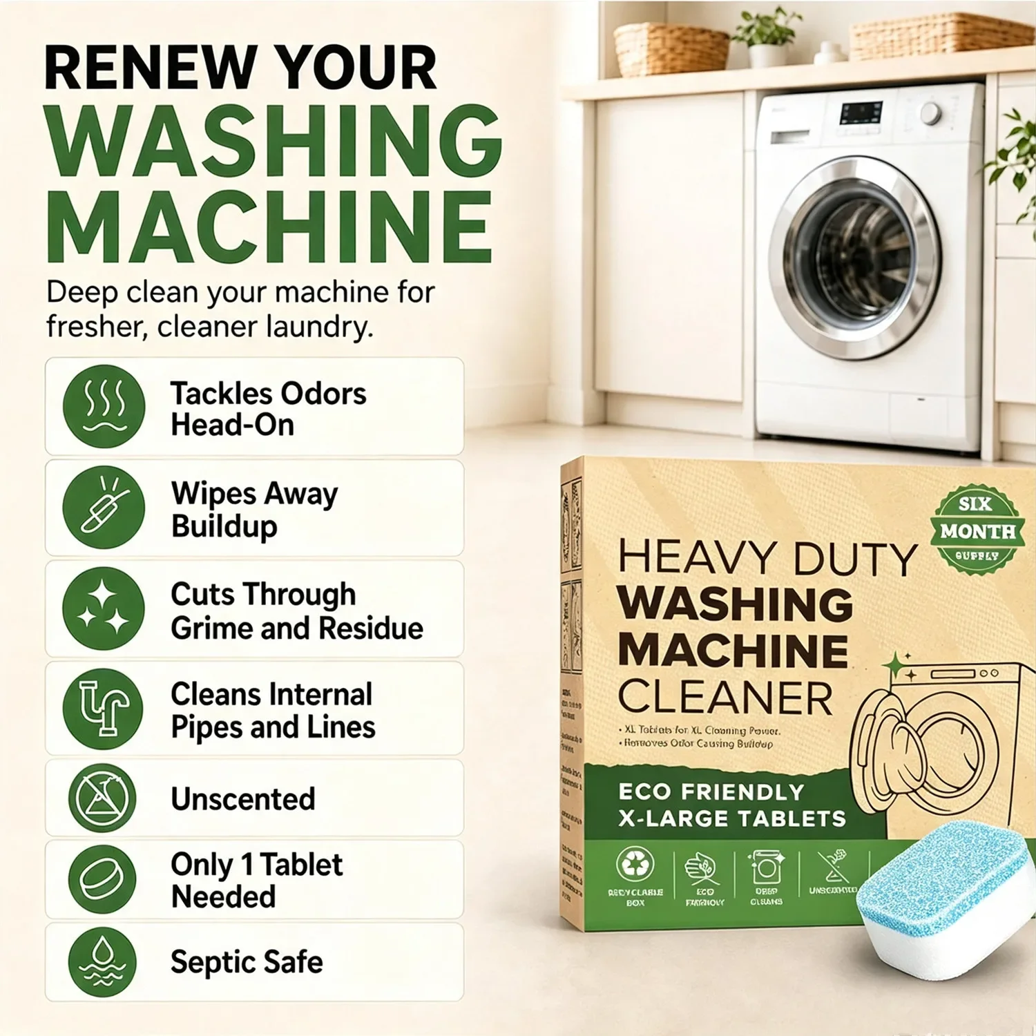 Tabletas descalcificadoras y d - Heavy Equipment Washing reseña y precio